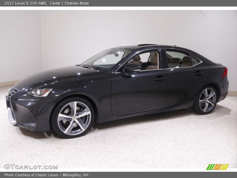 Caviar / Chateau Beige 2017 Lexus IS 300 AWD