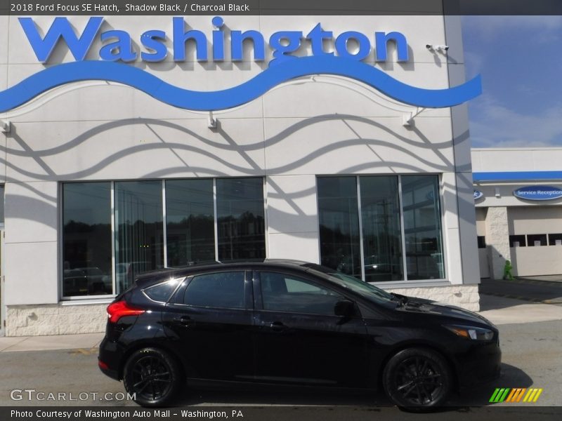 Shadow Black / Charcoal Black 2018 Ford Focus SE Hatch