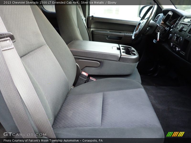 Silver Ice Metallic / Ebony 2013 Chevrolet Silverado 1500 LT Extended Cab 4x4