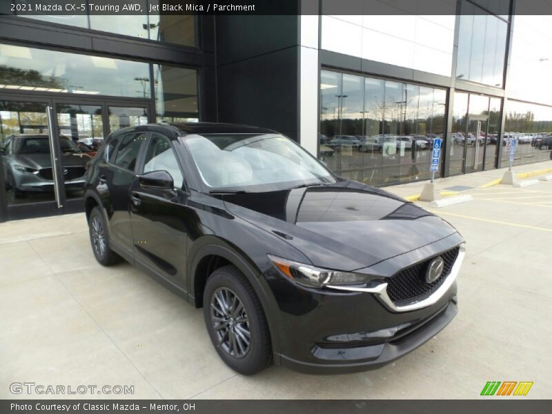 Jet Black Mica / Parchment 2021 Mazda CX-5 Touring AWD