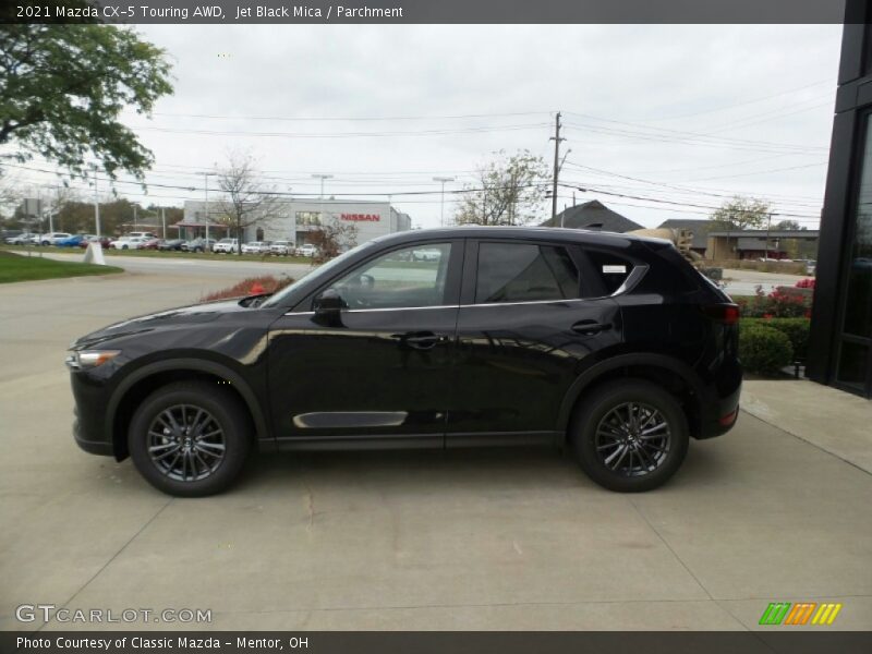Jet Black Mica / Parchment 2021 Mazda CX-5 Touring AWD