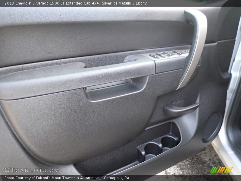Silver Ice Metallic / Ebony 2013 Chevrolet Silverado 1500 LT Extended Cab 4x4
