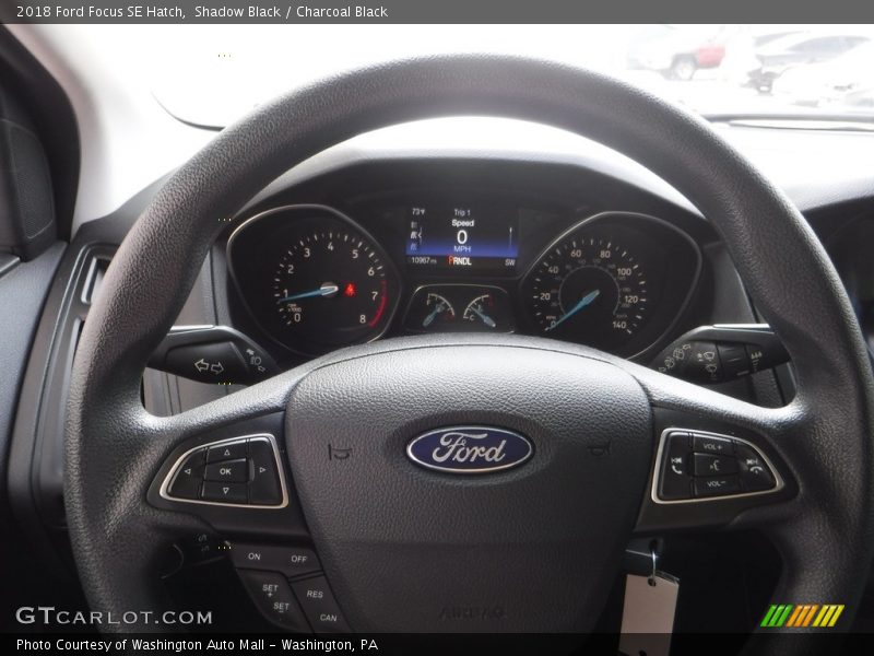 Shadow Black / Charcoal Black 2018 Ford Focus SE Hatch