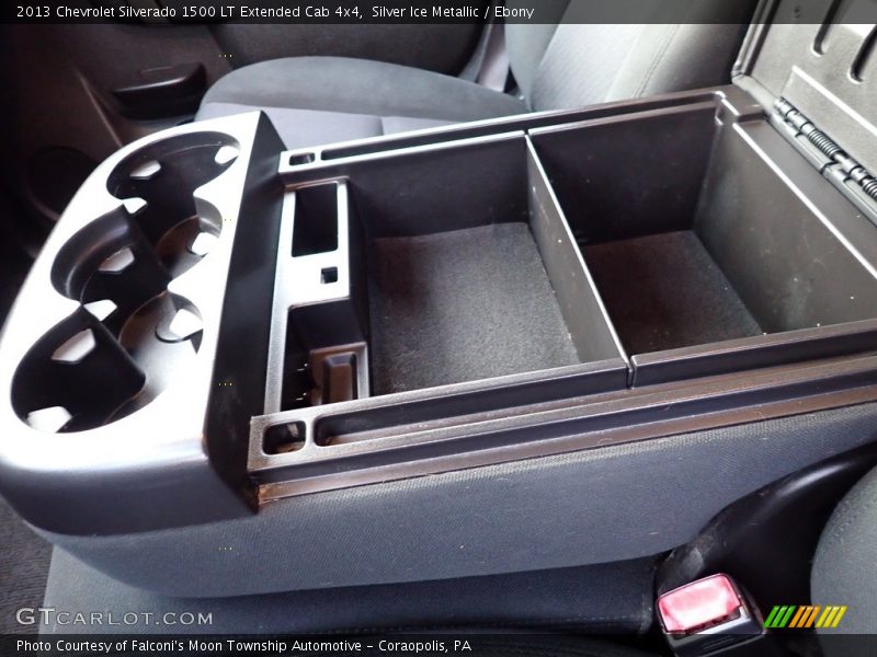 Silver Ice Metallic / Ebony 2013 Chevrolet Silverado 1500 LT Extended Cab 4x4
