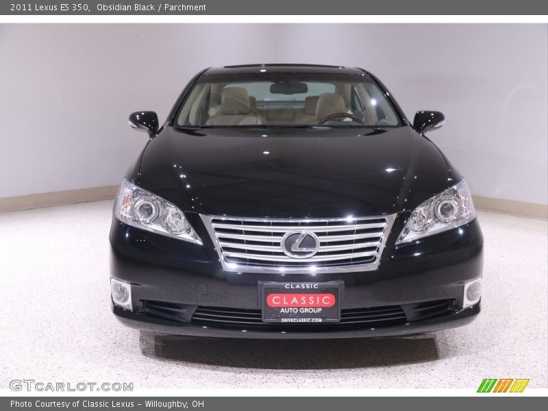 Obsidian Black / Parchment 2011 Lexus ES 350