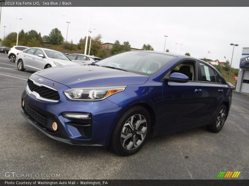 Sea Blue / Black 2019 Kia Forte LXS