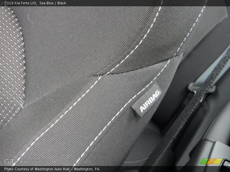 Sea Blue / Black 2019 Kia Forte LXS