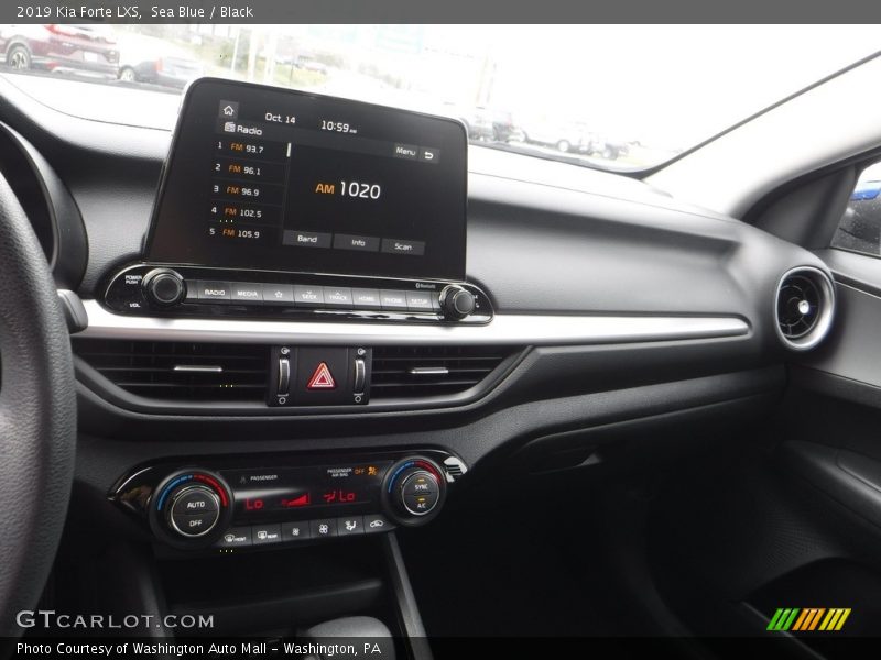 Sea Blue / Black 2019 Kia Forte LXS