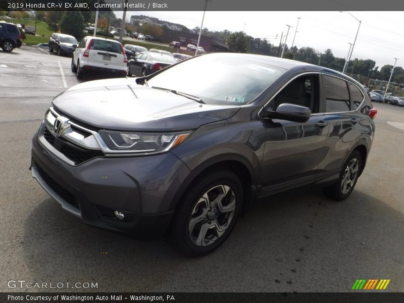 Gunmetal Metallic / Black 2019 Honda CR-V EX AWD