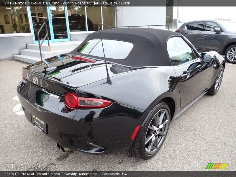 Jet Black Mica / Black 2016 Mazda MX-5 Miata Grand Touring Roadster