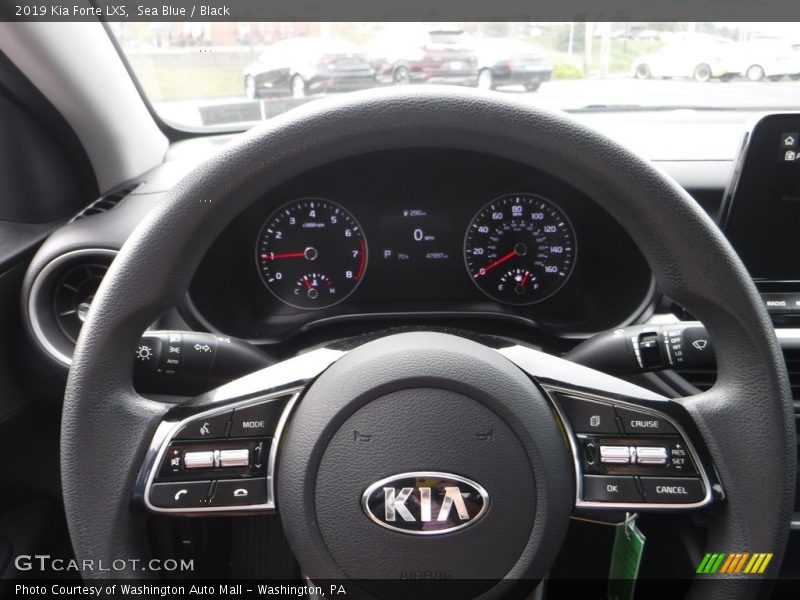 Sea Blue / Black 2019 Kia Forte LXS