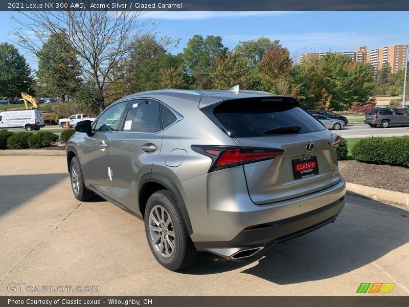 Atomic Silver / Glazed Caramel 2021 Lexus NX 300 AWD