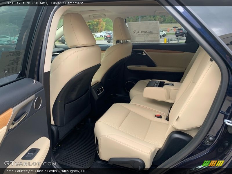 Rear Seat of 2021 RX 350 AWD