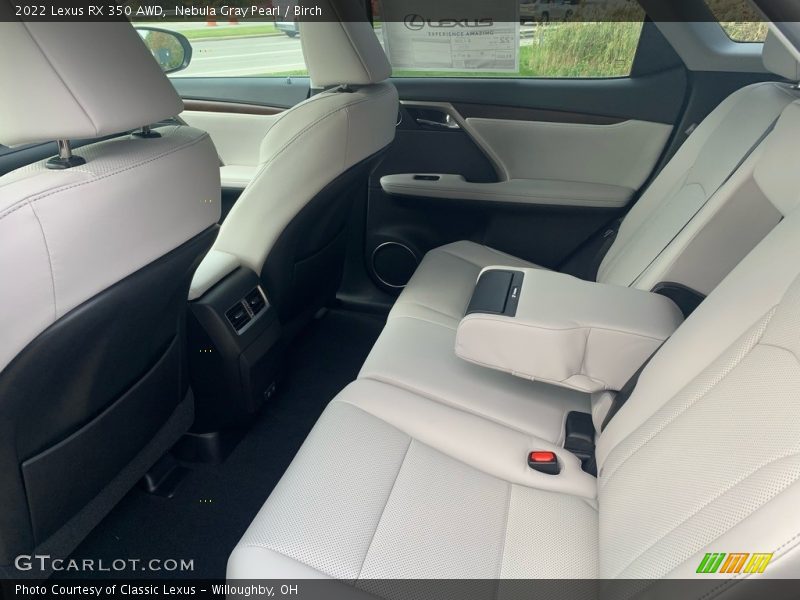 Rear Seat of 2022 RX 350 AWD