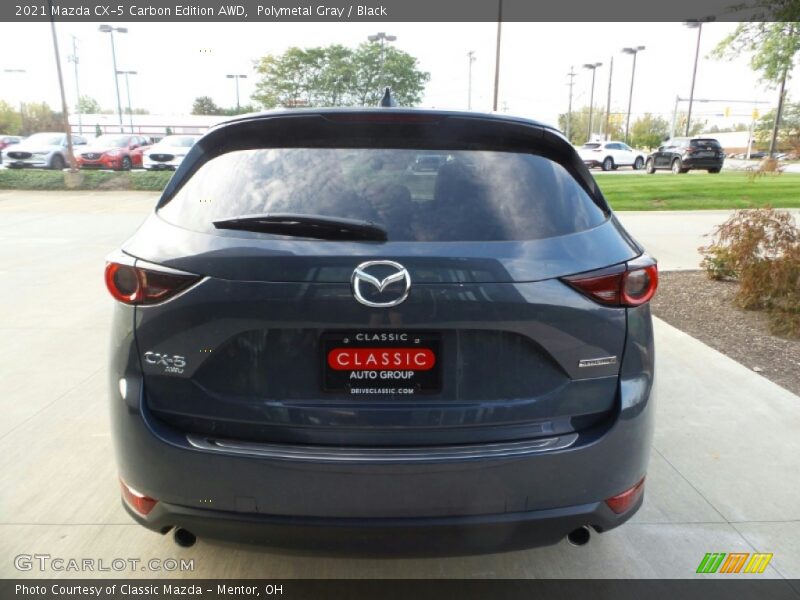 Polymetal Gray / Black 2021 Mazda CX-5 Carbon Edition AWD