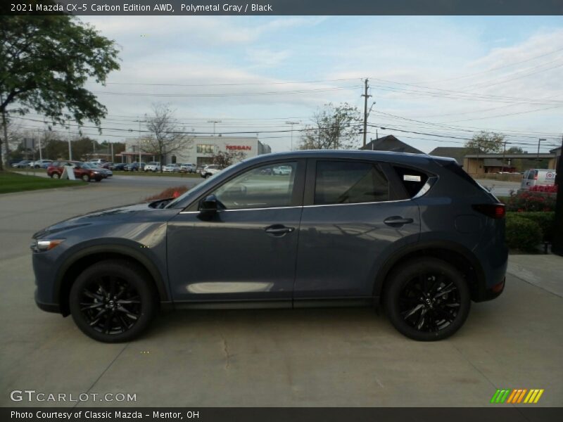 Polymetal Gray / Black 2021 Mazda CX-5 Carbon Edition AWD