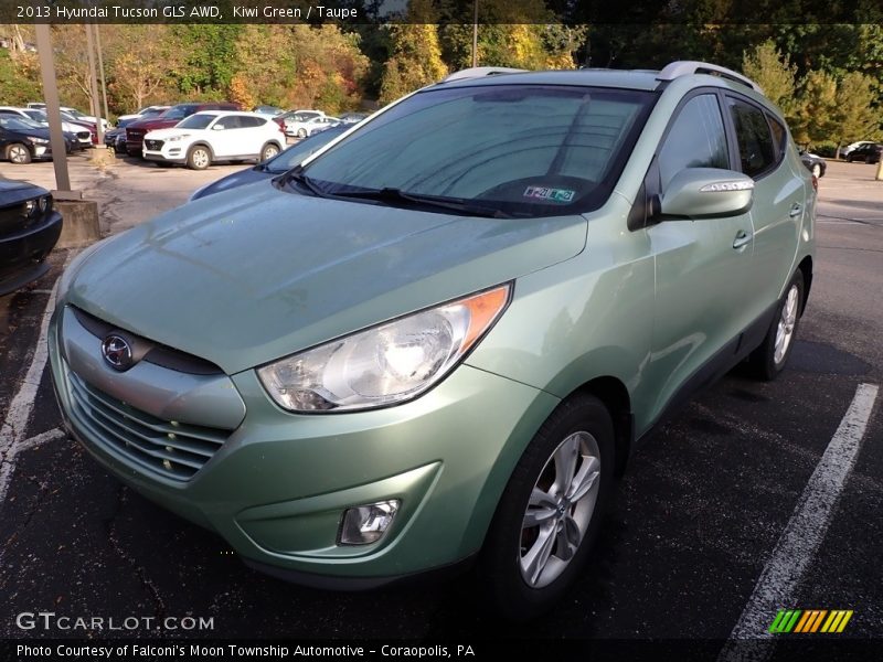 Kiwi Green / Taupe 2013 Hyundai Tucson GLS AWD