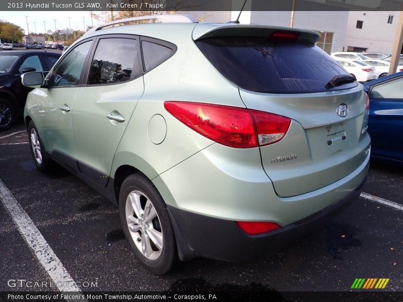 Kiwi Green / Taupe 2013 Hyundai Tucson GLS AWD