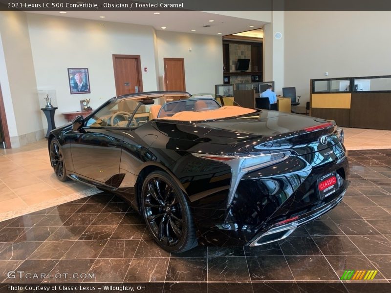 Obsidian / Toasted Caramel 2021 Lexus LC 500 Convertible