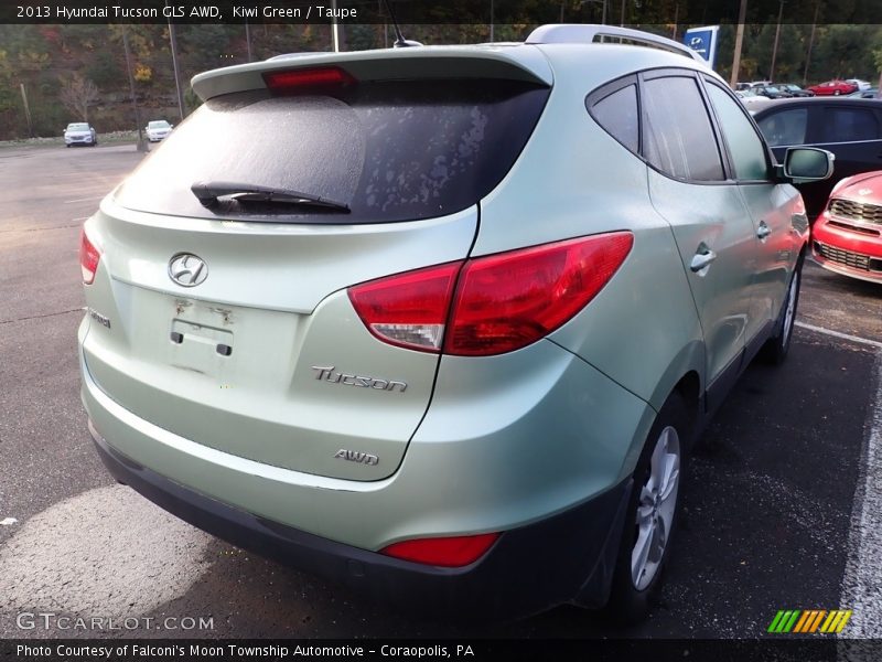 Kiwi Green / Taupe 2013 Hyundai Tucson GLS AWD