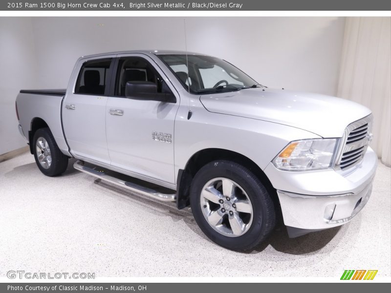  2015 1500 Big Horn Crew Cab 4x4 Bright Silver Metallic