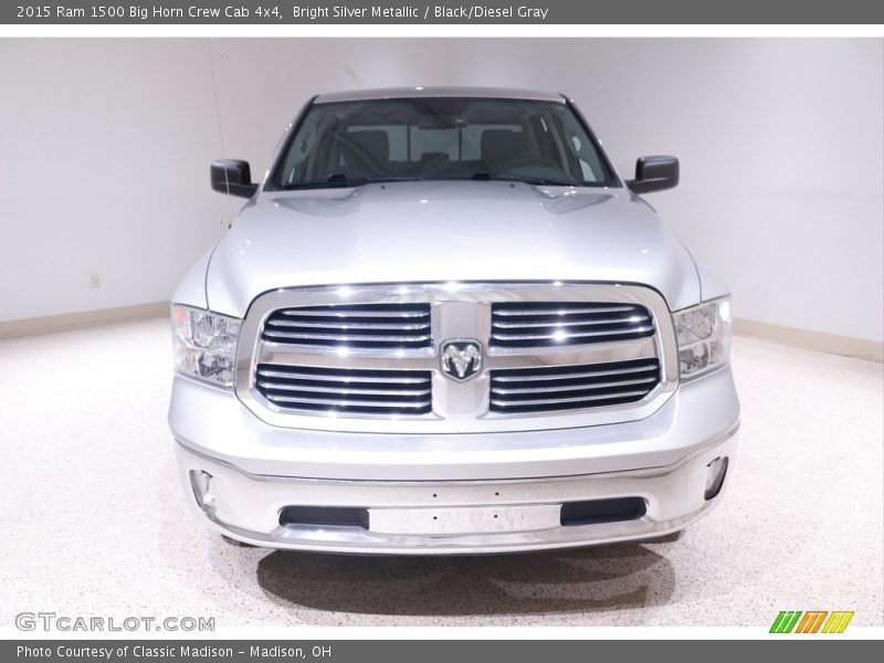  2015 1500 Big Horn Crew Cab 4x4 Bright Silver Metallic