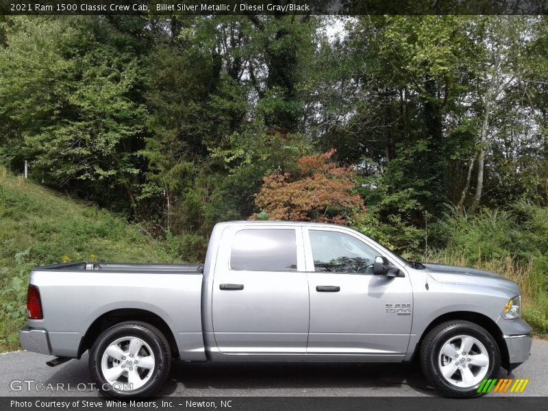 Billet Silver Metallic / Diesel Gray/Black 2021 Ram 1500 Classic Crew Cab