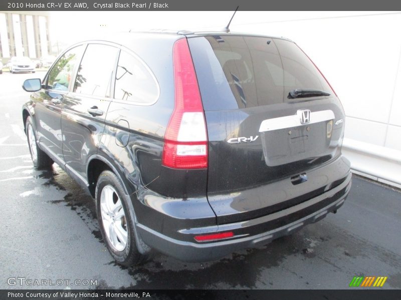 Crystal Black Pearl / Black 2010 Honda CR-V EX AWD