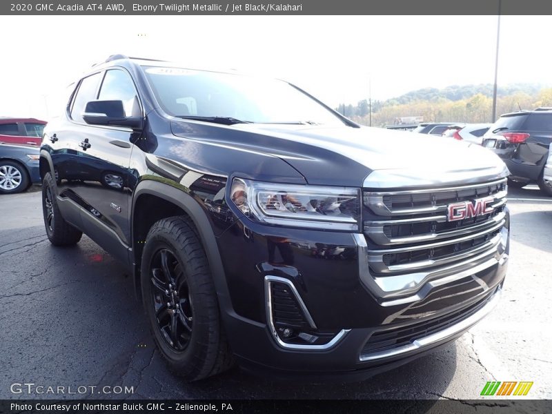 Ebony Twilight Metallic / Jet Black/Kalahari 2020 GMC Acadia AT4 AWD