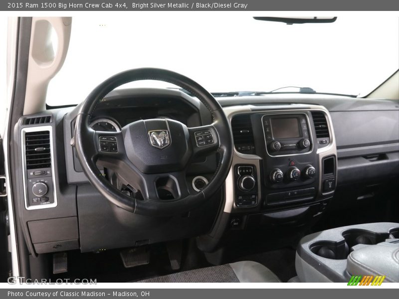 Dashboard of 2015 1500 Big Horn Crew Cab 4x4