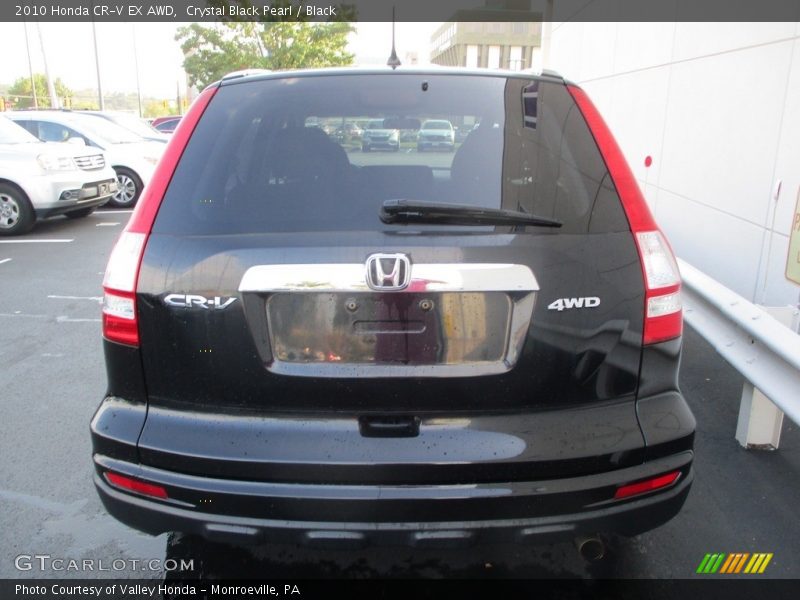 Crystal Black Pearl / Black 2010 Honda CR-V EX AWD