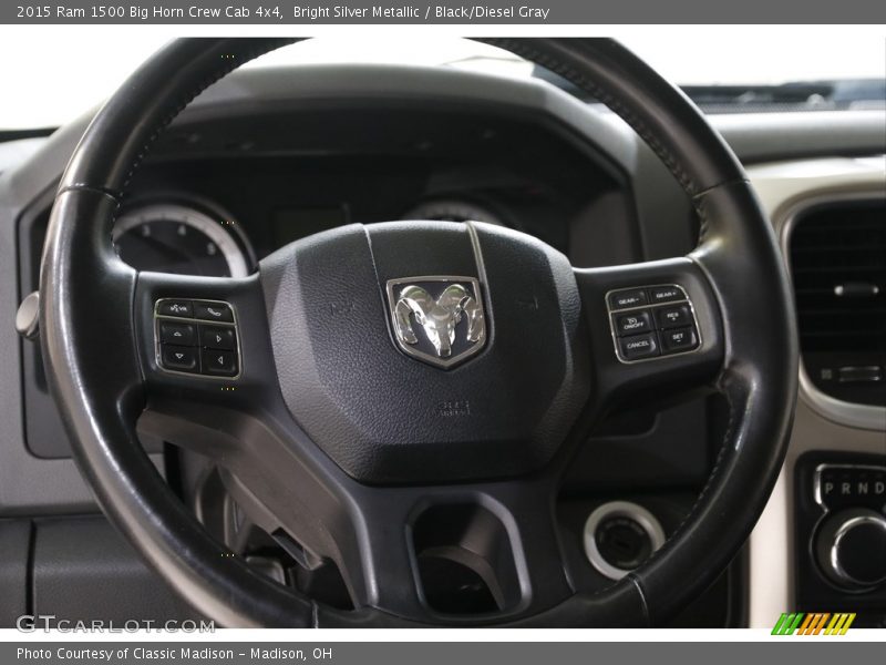  2015 1500 Big Horn Crew Cab 4x4 Steering Wheel