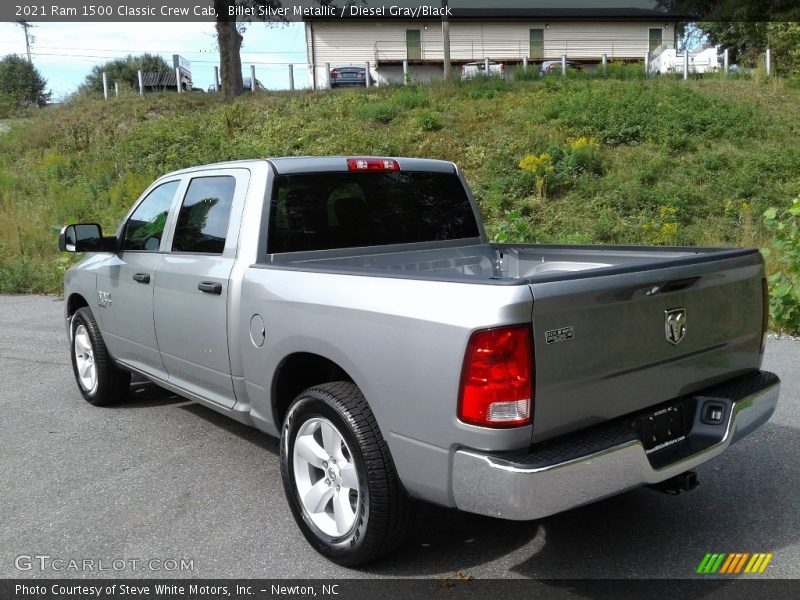 Billet Silver Metallic / Diesel Gray/Black 2021 Ram 1500 Classic Crew Cab