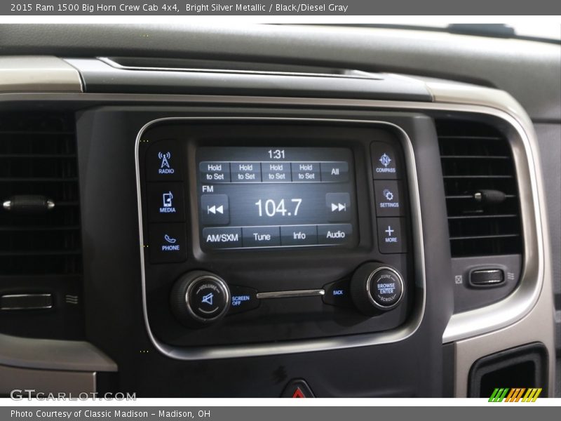 Audio System of 2015 1500 Big Horn Crew Cab 4x4