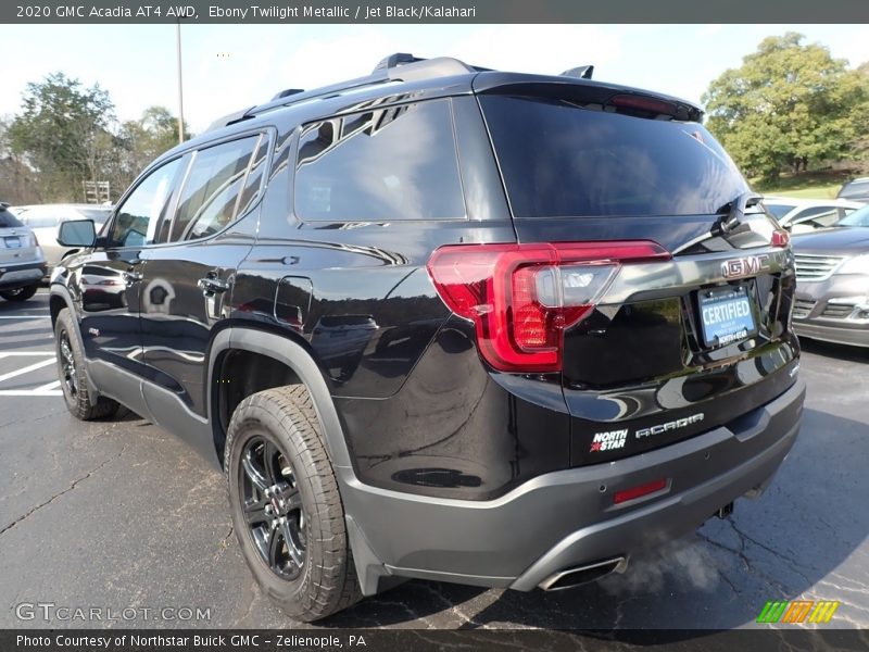 Ebony Twilight Metallic / Jet Black/Kalahari 2020 GMC Acadia AT4 AWD
