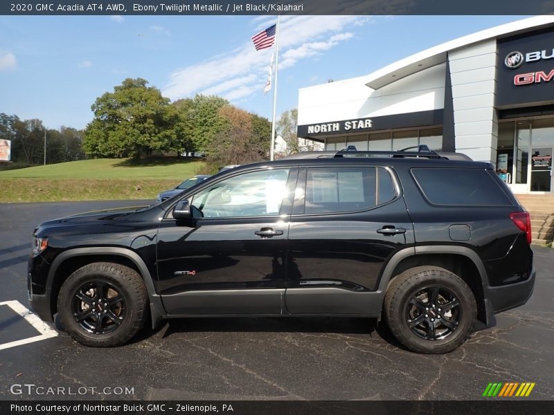 Ebony Twilight Metallic / Jet Black/Kalahari 2020 GMC Acadia AT4 AWD