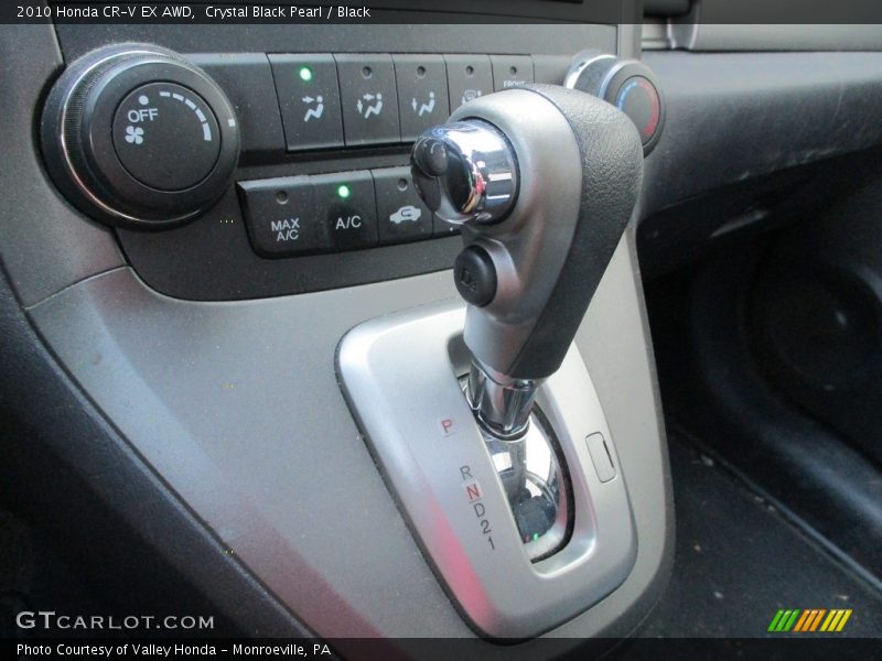 Crystal Black Pearl / Black 2010 Honda CR-V EX AWD