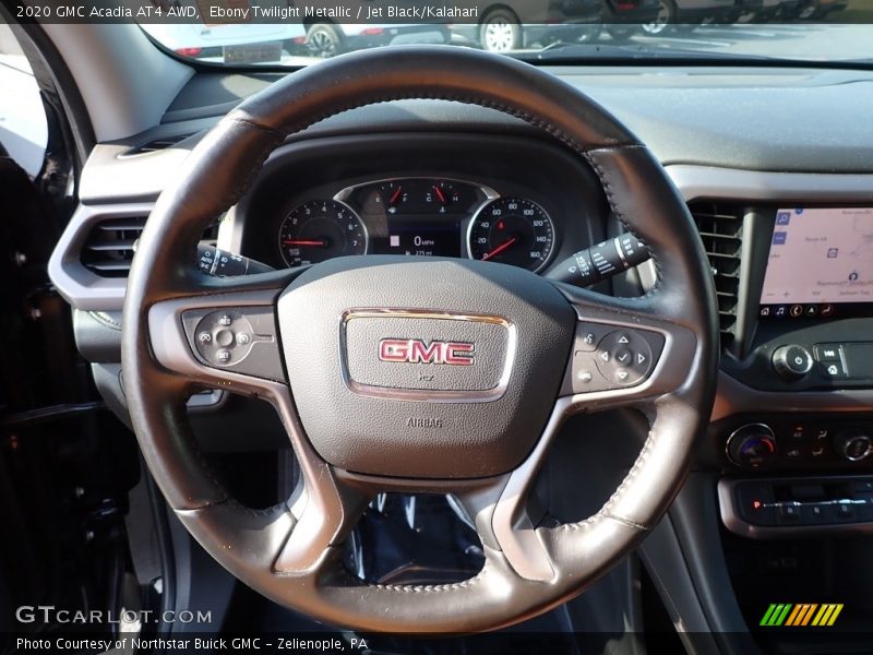 Ebony Twilight Metallic / Jet Black/Kalahari 2020 GMC Acadia AT4 AWD