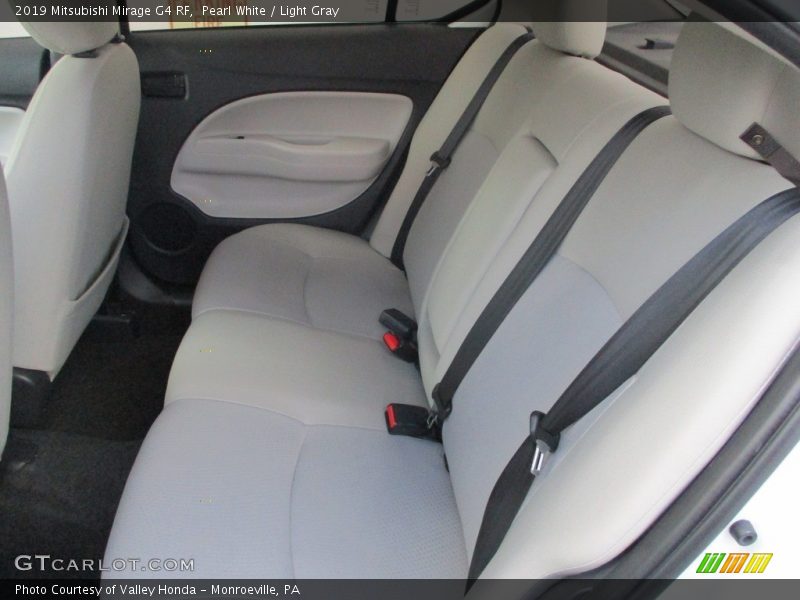 Pearl White / Light Gray 2019 Mitsubishi Mirage G4 RF