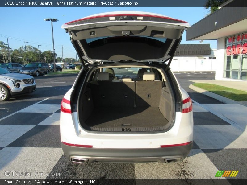 White Platinum Metallic Tri-Coat / Cappuccino 2018 Lincoln MKX Reserve