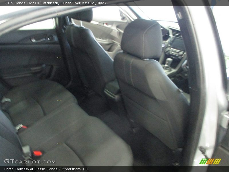 Lunar Silver Metallic / Black 2019 Honda Civic EX Hatchback