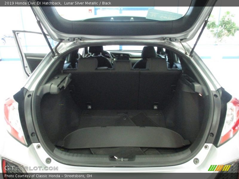 Lunar Silver Metallic / Black 2019 Honda Civic EX Hatchback