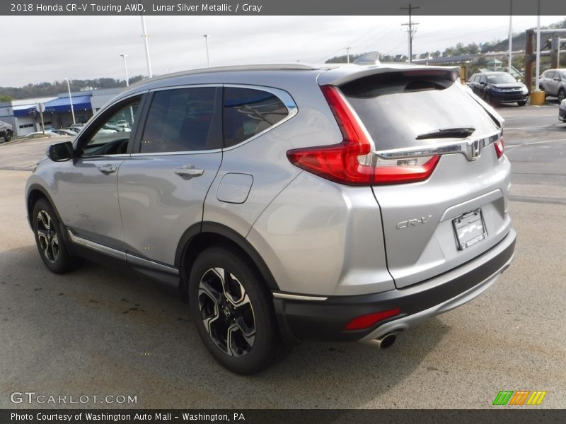 Lunar Silver Metallic / Gray 2018 Honda CR-V Touring AWD