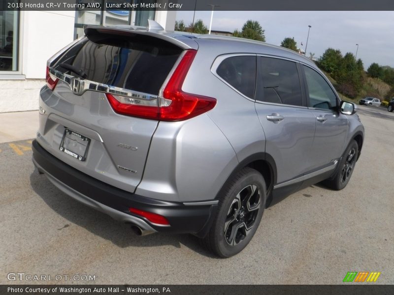 Lunar Silver Metallic / Gray 2018 Honda CR-V Touring AWD