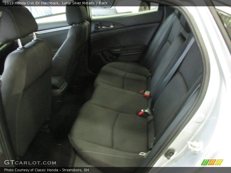 Lunar Silver Metallic / Black 2019 Honda Civic EX Hatchback