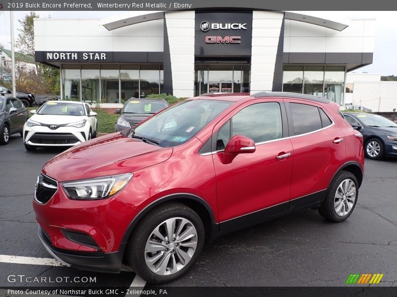 Winterberry Red Metallic / Ebony 2019 Buick Encore Preferred