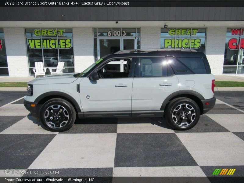 Cactus Gray / Ebony/Roast 2021 Ford Bronco Sport Outer Banks 4x4