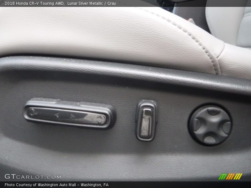 Lunar Silver Metallic / Gray 2018 Honda CR-V Touring AWD