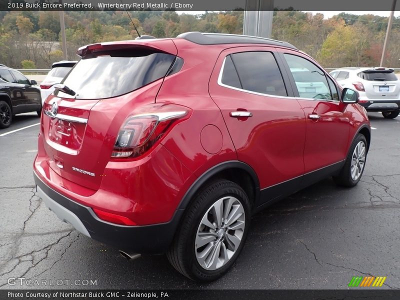 Winterberry Red Metallic / Ebony 2019 Buick Encore Preferred