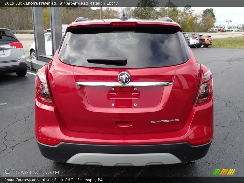 Winterberry Red Metallic / Ebony 2019 Buick Encore Preferred